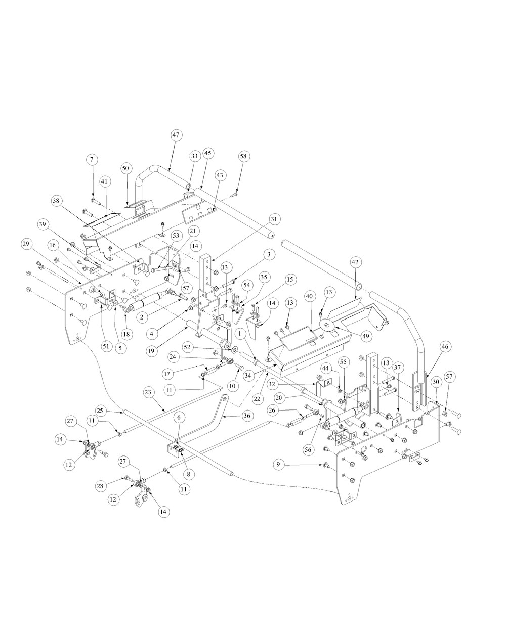 Control Assembly Diagram and Parts List for M72-GN (53AB5FEZ750-28-HP)(2004) Cub Cadet Lawn Tractor